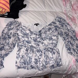 Floral Print Women's Top